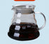 600ml Borosilicate Glass Coffee Server - Heat Resistant "Cloud" Pour Over Carafe with Lid - Large Drip Coffee Sharing Pot for Home & Office (2-4 Cups)