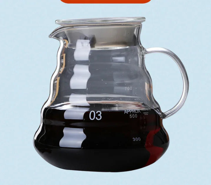 800ml Extra Large Glass Coffee Server - Heat Resistant 