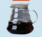 800ml Extra Large Glass Coffee Server - Heat Resistant "Cloud" Pour Over Carafe with Lid - Family Size Drip Coffee Pot & Tea Pitcher (3-5 Cups)