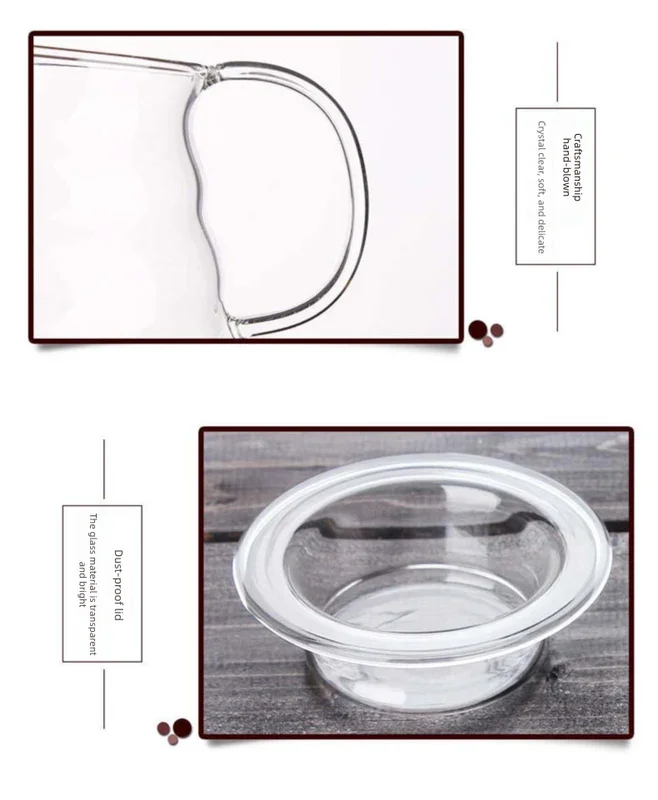 800ml Extra Large Glass Coffee Server - Heat Resistant 