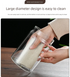 1200ml Large Vacuum Sealed Glass Canister - One-Press Airtight Food Storage Jar - High Borosilicate Coffee Bean Container & Pantry Organiser (White Lid)