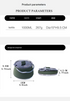 Khaki 1L Portable Collapsible Camping Kettle - Food-Grade Silicone Body with 304 Stainless Steel Base, Compatible with Induction & Gas Stoves