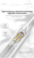 Black Sonic Electric Toothbrush Kit with 5 Cleaning Modes, 8 Heads & Travel Case - Smart Timer & Quad-Pacer, Soft Double-Arc Bristles and 120-Day Long Battery Life