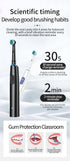 Pink Rotating Round Head Electric Toothbrush Kit with 4 Heads & Case - 3D Oscillating Mechanical Cleaning for Deep Plaque Removal
