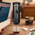 Black 3-in-1 Portable Espresso Maker with Self-Heating and One-Touch Cold Hot Brew - Smart Digital Display & 20Bar High Pressure for Rich Crema