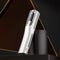 White Cordless Automatic Split End Hair Trimmer - High-Speed Double-Sided Blade, Visible Trimming Window & Large Opening
