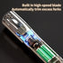 Pink Cordless Automatic Split End Hair Trimmer - High-Speed Double-Sided Blade, Visible Trimming Window & Large Opening