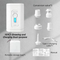 White Wireless Rechargeable Vacuum Pump with 5 Versatile Nozzles - 2-in-1 Compact High-Suction Inflator & Deflator for Travel & Home