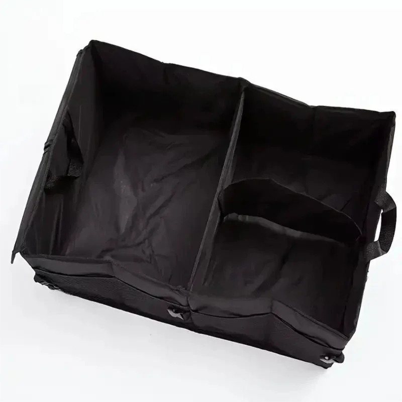 Heavy-Duty Foldable Car Trunk Organizer with Handles - Large Capacity Cargo Storage Box for Groceries & Gear (53x39x26.5 CM)