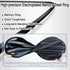 4-PCS Static Cling Car Window Sunshades Set - Glue-Free Insulating Total Blackout Fabric & Foldable Memory Wire Frame