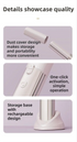 Green 2-in-1 Wireless Hair Styler with 4 Temperature Settings, Dual Anti-Scalding & Cap - 3D Ceramic Heating Brush with Essential Oil Coating