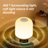 Smart Digital Clock Night Light - Touch Dimmable Bedside Lamp & Sleep Aid for Nursery, Feeding & Bedroom (K2022)