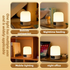 Smart Digital Clock Night Light - Touch Dimmable Bedside Lamp & Sleep Aid for Nursery, Feeding & Bedroom (K2022)