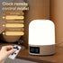 Smart Digital Clock Night Light - Remote Dimmable Bedside Lamp & Sleep Aid for Nursery, Feeding & Bedroom (K2022)