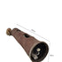 30X130CM Brown Durable Suede Foldable Cat Tunnel - Interactive Multi-Sensory Play Tube with Crinkle Paper & Plush Interior, plush ball and Steel Frame