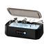 X81 Black Ultrasonic Jewelry & Eyeglass Deep Cleaner with Cloth - Touch Control & 3-Level Intelligent Timers and Large 650ml Stainless Steel Tank