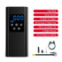 Portable 12V Lighter Electric Tire Inflator with 4 Inflation Modes & 5 Inflatable Parts - Real-Time LCD Precision Gauge, Auto-Stop & Emergency LED Light