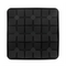 Black Food-Grade Silicone Pet Lick Mat for Perfect Distraction - 3D Textured Slow Feeder & Dental-Cleanner with Powerful Suction