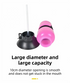 Brown 500ML Portable Pet Dog Water Bottle with 10cm Wide Bowl - Leakproof Travel Drinker for Outdoor Walking and Hiking