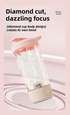 Diamond Electric Shaker Bottle – 500ml USB‑Rechargeable Auto‑Stirring Mixer