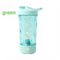 500ML Green Portable Diamond Electric Shaker - Strong Vortex Stirring, Dual Temperature Endurance & Self-Cleaning for Protein Powder Coffee