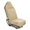 Beige Waterproof Towel Car Single Seat Cover - Universal Non-Slip Sweat-Absorbent Bucket Seat Protector for Gym Fitness and Beach