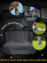 Grey Waterproof Towel Car Back Seat Cover - Universal Non-Slip Sweat-Absorbent Bucket Seat Protector for Gym Fitness and Beach