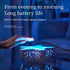 7-Colors Rechargeable Starfish Water Ripple Projection Lamp - Brightness Adjustable Ocean Ambiance Night Light