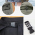 Black 10-Pocket Multi-Purpose Half-Body Utility Apron - Heavy-Duty Organizer Belt for Gardening, Makeup & Hardware
