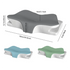 Grey Breathable Butterfly Contoured Memory Foam Pillow - Dual-Height Orthopedic Neck Pillow with 5-Zone Cervical Support