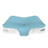 Blue Breathable Butterfly Contoured Memory Foam Pillow - Dual-Height Orthopedic Neck Pillow with 5-Zone Cervical Support