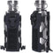 Black Adjustable Tactical Water Bottle Pouch - Multi-Functional MOLLE Compatible Accessory Bag for Hiking & Outdoor Survival