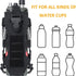 Khaki Adjustable Tactical Water Bottle Pouch - Multi-Functional MOLLE Compatible Accessory Bag for Hiking & Outdoor Survival