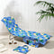 2-in-1 Microfiber Sun Lounger Towel & Portable Tote Bag - Sand-Free & Quick Dry Beach Chair Cover with Side Pockets (ST001 / 75x211cm)