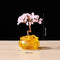 Natural Pink Crystal Money Tree with Fortune Basin & Adjustable Wire Branches - Desktop Feng Shui Decor for Wealth and Prosperity