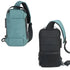 Green Lightweight Anti-Theft Tactical Chest Bag - Waterproof Security Sling Bag with 3-Digit Password Lock & Smart USB Charging Port