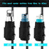 Green Magnetic Gym Water Bottle Pouch & Towel Clip with 6 High-Strength Magnets and Adjustable Strap - Fits 18oz to 40oz