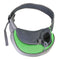 Green Hands-Free Pet Chest Carrier - Breathable Mesh Crossbody Bag for Dogs & Cats within 2.5KG