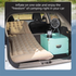 Grey Multi-Chamber Car Inflatable Air Mattress with Electric Pump, Storage Bag & Pillows for Universal Trunk Sleeping and Camping (174 x 126 CM)