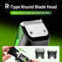 Green Beard & Hair Trimmer with Strong Vacuum Suction and Digital Display - Waterproof Rechargable Electric Clipper