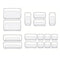 16PCS Transparent Stackable Organizer Set - 4-Size Versatile Desktop & Drawer Divider