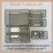 7PCS Black Transparent Stackable Organizer Set - 4-Size Versatile Desktop & Drawer Divider