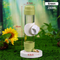 Green Automatic Bird Water Dispenser with Extended Brass Needle Valve and Graduated Marking - 200ML Transparent Threaded Cap Feeder