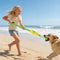 Corn-shaped Tug-of-War Dog Toy with Suction Cup & Chew Rope Knot - Interactive Squeaky Molar Toy for Puppies & Small Dogs