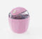 Pink 500ML Compact Electric Ice Cream Maker - Portable Quick Iced Drink Bucket & Soft Serve Machine with Rapid 15-Min Freezing