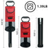 Black Lightweight Golf Retriever with Detachable No-Bend Shag Tube & Mesh Bag Holding Up to 70-Ball