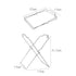 2-Pack Foldable Stainless Steel Trash Bag Holder (17 x 21 CM) - Multi-Functional Kitchen Countertop Organizer for Plastic Bag & Dishcloth