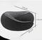 Black Ergonomic Memory Foam Travel Neck Pillow - U-Shaped Support for Naps & Journeys