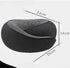 Black Ergonomic Memory Foam Travel Neck Pillow - U-Shaped Support for Naps & Journeys