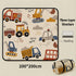 Vehicle Assembly Extra Large 200x200cm Waterproof Picnic Mat - Portable Thickened Oxford Cloth Outdoor Camping Blanket for Beach, Parks and Family Outings